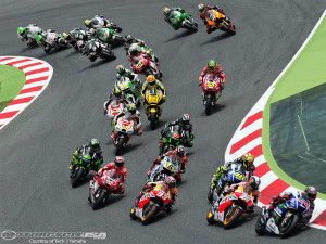 Many different race lines