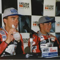 Nicky Hayden and Jason Pridmore